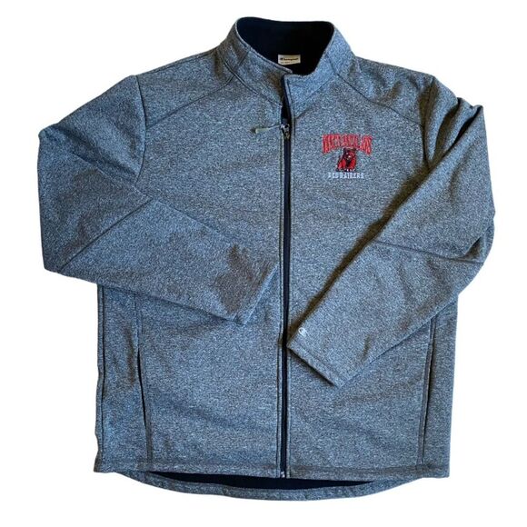 NWT Champion Full Zip Jacket Size XXL Grey Pockets North Rockland Red Raiders - Picture 14 of 16
